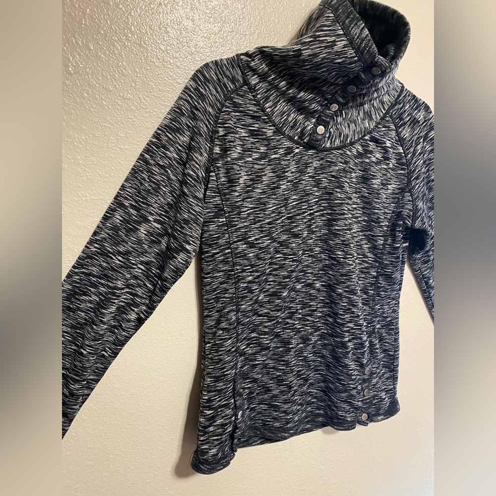 Avalanche Athletic Mock Neck Pullover Sweatshirt | Activewear  Top | Size M - Picture 4 of 6